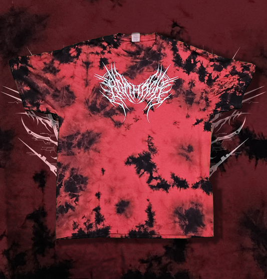 ROMHACK Black and Red Tie Dye